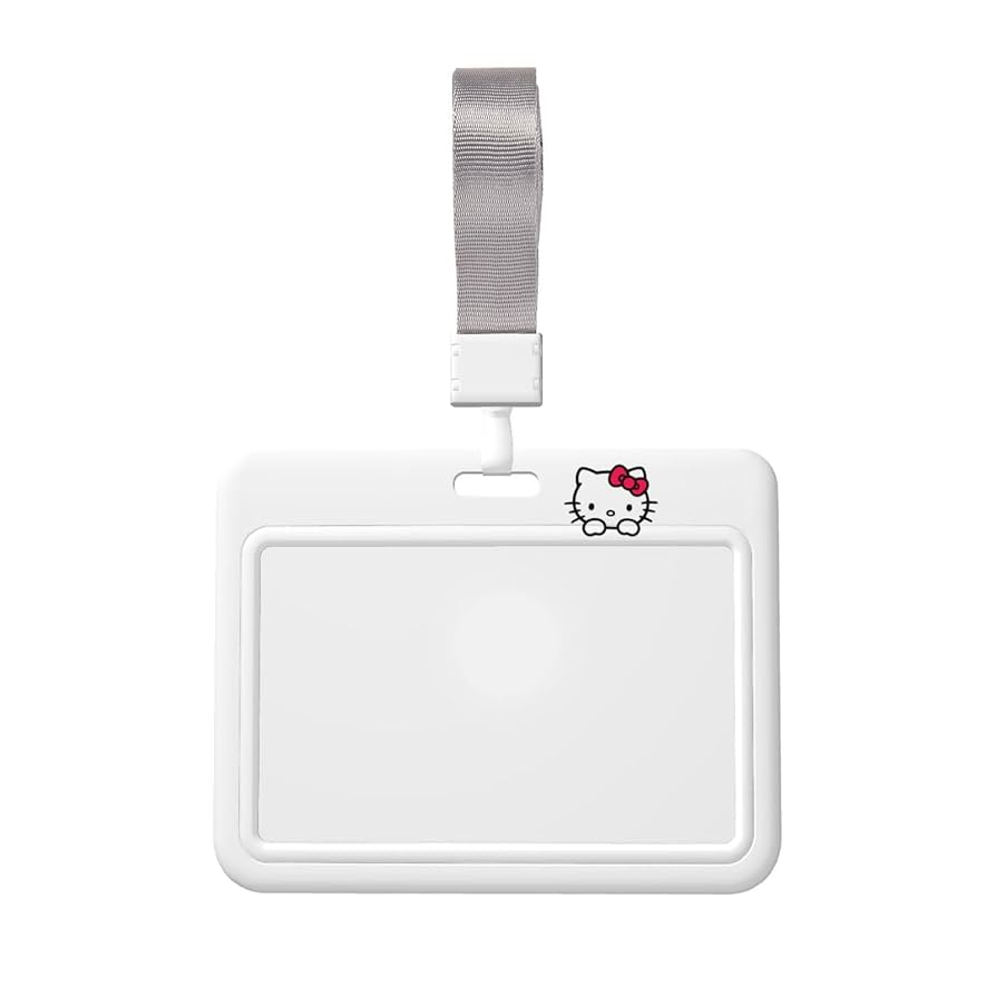 レトロ！キティカードケース、ネームホルダー Amazon | [venker] ハローキティ IDカードホルダー 横型 定期